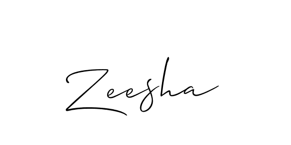 Make a short Zeesha signature style. Manage your documents anywhere anytime using Allison_Script. Create and add eSignatures, submit forms, share and send files easily. Zeesha signature style 2 images and pictures png