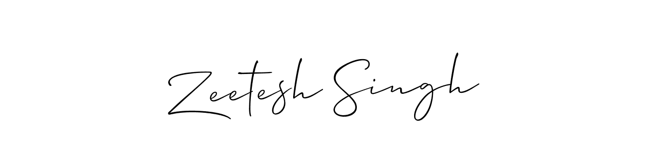 This is the best signature style for the Zeetesh Singh name. Also you like these signature font (Allison_Script). Mix name signature. Zeetesh Singh signature style 2 images and pictures png