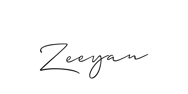 Once you've used our free online signature maker to create your best signature Allison_Script style, it's time to enjoy all of the benefits that Zeeyan name signing documents. Zeeyan signature style 2 images and pictures png