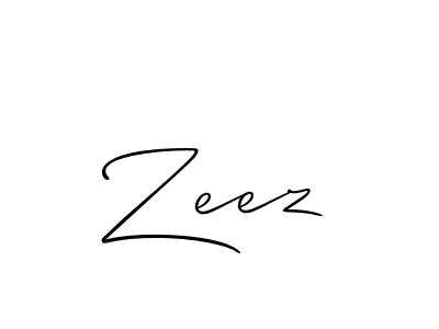 Also You can easily find your signature by using the search form. We will create Zeez name handwritten signature images for you free of cost using Allison_Script sign style. Zeez signature style 2 images and pictures png