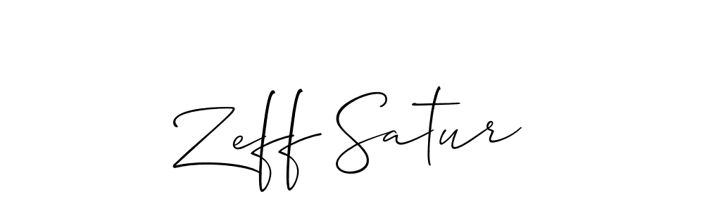 This is the best signature style for the Zeff Satur name. Also you like these signature font (Allison_Script). Mix name signature. Zeff Satur signature style 2 images and pictures png