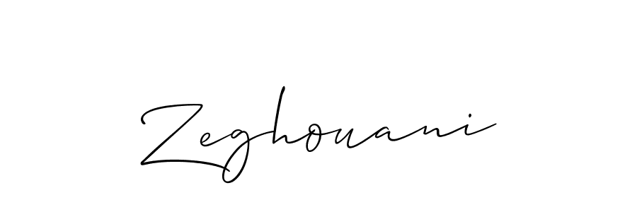How to Draw Zeghouani signature style? Allison_Script is a latest design signature styles for name Zeghouani. Zeghouani signature style 2 images and pictures png