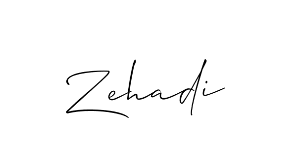 Similarly Allison_Script is the best handwritten signature design. Signature creator online .You can use it as an online autograph creator for name Zehadi. Zehadi signature style 2 images and pictures png