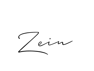 Create a beautiful signature design for name Zein. With this signature (Allison_Script) fonts, you can make a handwritten signature for free. Zein signature style 2 images and pictures png