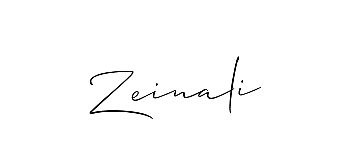 Allison_Script is a professional signature style that is perfect for those who want to add a touch of class to their signature. It is also a great choice for those who want to make their signature more unique. Get Zeinali name to fancy signature for free. Zeinali signature style 2 images and pictures png