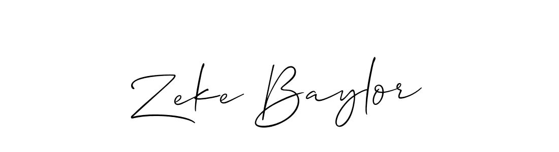 Once you've used our free online signature maker to create your best signature Allison_Script style, it's time to enjoy all of the benefits that Zeke Baylor name signing documents. Zeke Baylor signature style 2 images and pictures png