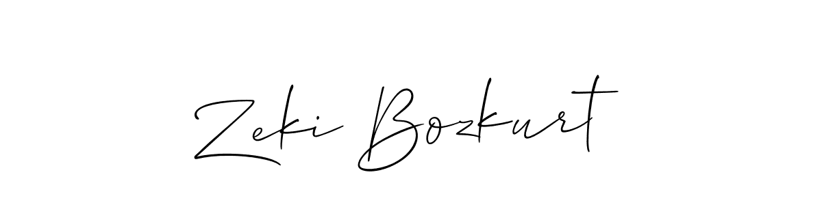 Make a beautiful signature design for name Zeki Bozkurt. Use this online signature maker to create a handwritten signature for free. Zeki Bozkurt signature style 2 images and pictures png