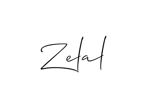 Make a beautiful signature design for name Zelal. Use this online signature maker to create a handwritten signature for free. Zelal signature style 2 images and pictures png