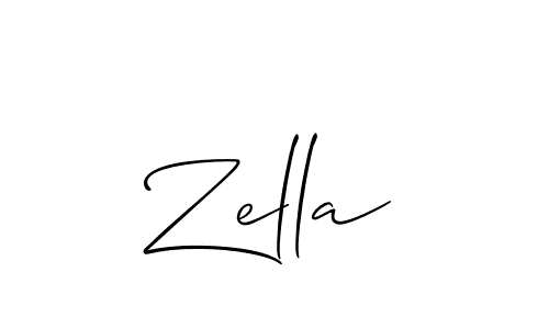 How to Draw Zella signature style? Allison_Script is a latest design signature styles for name Zella. Zella signature style 2 images and pictures png