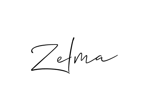 Allison_Script is a professional signature style that is perfect for those who want to add a touch of class to their signature. It is also a great choice for those who want to make their signature more unique. Get Zelma name to fancy signature for free. Zelma signature style 2 images and pictures png