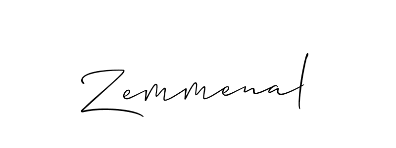 Also You can easily find your signature by using the search form. We will create Zemmenal name handwritten signature images for you free of cost using Allison_Script sign style. Zemmenal signature style 2 images and pictures png