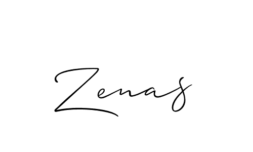 How to make Zenas name signature. Use Allison_Script style for creating short signs online. This is the latest handwritten sign. Zenas signature style 2 images and pictures png