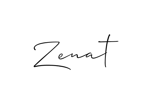 Once you've used our free online signature maker to create your best signature Allison_Script style, it's time to enjoy all of the benefits that Zenat name signing documents. Zenat signature style 2 images and pictures png