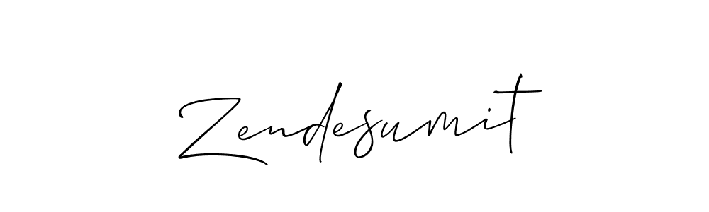 Best and Professional Signature Style for Zendesumit. Allison_Script Best Signature Style Collection. Zendesumit signature style 2 images and pictures png