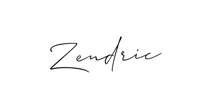 Also You can easily find your signature by using the search form. We will create Zendric name handwritten signature images for you free of cost using Allison_Script sign style. Zendric signature style 2 images and pictures png