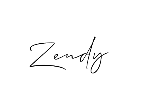 Also You can easily find your signature by using the search form. We will create Zendy name handwritten signature images for you free of cost using Allison_Script sign style. Zendy signature style 2 images and pictures png