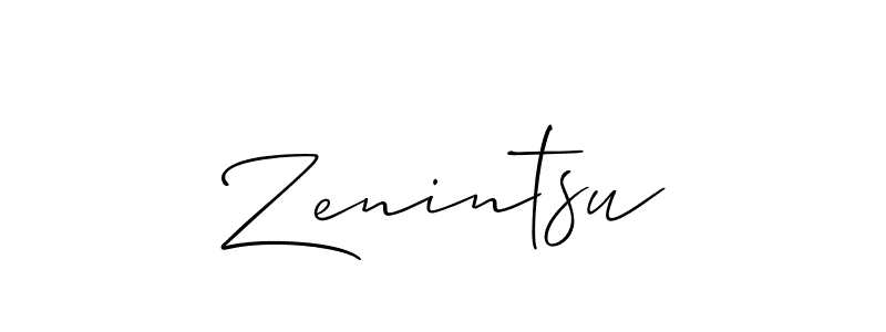 Allison_Script is a professional signature style that is perfect for those who want to add a touch of class to their signature. It is also a great choice for those who want to make their signature more unique. Get Zenintsu name to fancy signature for free. Zenintsu signature style 2 images and pictures png