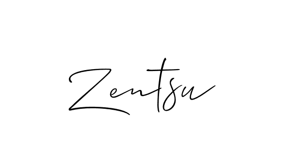 How to make Zentsu name signature. Use Allison_Script style for creating short signs online. This is the latest handwritten sign. Zentsu signature style 2 images and pictures png