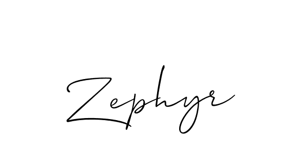You should practise on your own different ways (Allison_Script) to write your name (Zephyr) in signature. don't let someone else do it for you. Zephyr signature style 2 images and pictures png