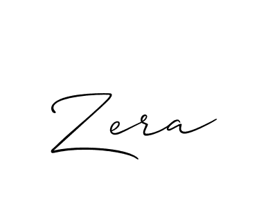 Also we have Zera name is the best signature style. Create professional handwritten signature collection using Allison_Script autograph style. Zera signature style 2 images and pictures png