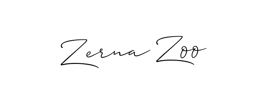 How to Draw Zerna Zoo signature style? Allison_Script is a latest design signature styles for name Zerna Zoo. Zerna Zoo signature style 2 images and pictures png