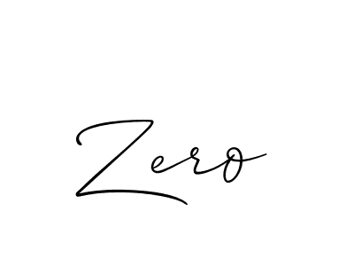 Zero stylish signature style. Best Handwritten Sign (Allison_Script) for my name. Handwritten Signature Collection Ideas for my name Zero. Zero signature style 2 images and pictures png