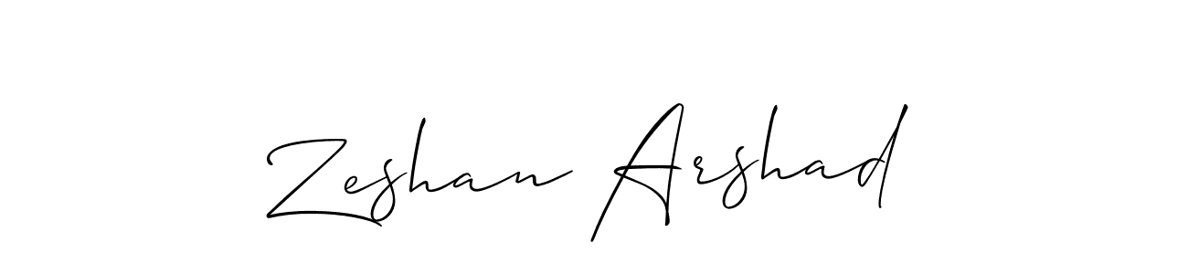 How to Draw Zeshan Arshad signature style? Allison_Script is a latest design signature styles for name Zeshan Arshad. Zeshan Arshad signature style 2 images and pictures png