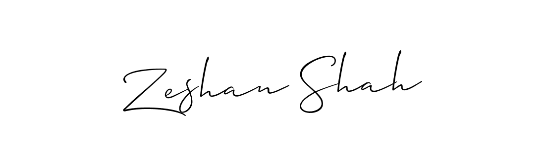 Best and Professional Signature Style for Zeshan Shah. Allison_Script Best Signature Style Collection. Zeshan Shah signature style 2 images and pictures png