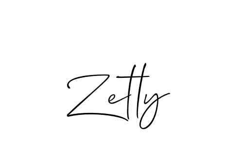 Design your own signature with our free online signature maker. With this signature software, you can create a handwritten (Allison_Script) signature for name Zetly. Zetly signature style 2 images and pictures png