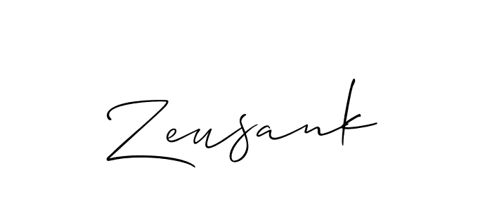 Best and Professional Signature Style for Zeusank. Allison_Script Best Signature Style Collection. Zeusank signature style 2 images and pictures png