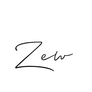 Best and Professional Signature Style for Zew. Allison_Script Best Signature Style Collection. Zew signature style 2 images and pictures png