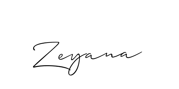 if you are searching for the best signature style for your name Zeyana. so please give up your signature search. here we have designed multiple signature styles  using Allison_Script. Zeyana signature style 2 images and pictures png