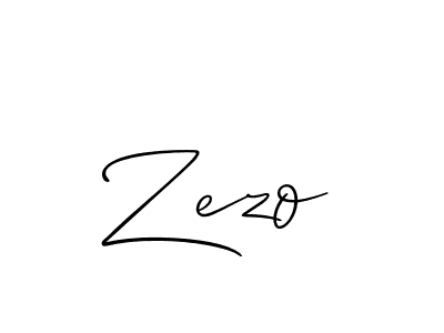 Zezo stylish signature style. Best Handwritten Sign (Allison_Script) for my name. Handwritten Signature Collection Ideas for my name Zezo. Zezo signature style 2 images and pictures png