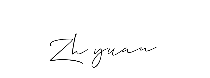 You should practise on your own different ways (Allison_Script) to write your name (Zhyuan) in signature. don't let someone else do it for you. Zhyuan signature style 2 images and pictures png