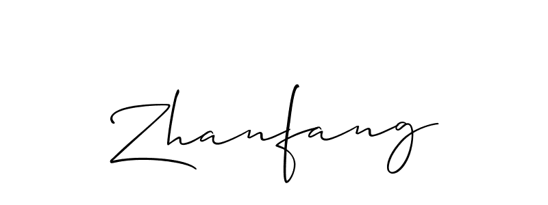 Once you've used our free online signature maker to create your best signature Allison_Script style, it's time to enjoy all of the benefits that Zhanfang name signing documents. Zhanfang signature style 2 images and pictures png