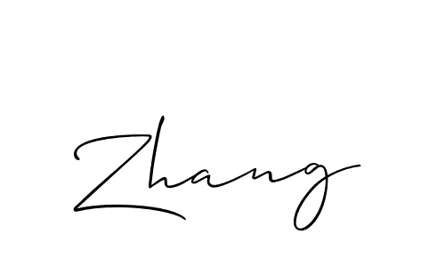 Once you've used our free online signature maker to create your best signature Allison_Script style, it's time to enjoy all of the benefits that Zhang name signing documents. Zhang signature style 2 images and pictures png