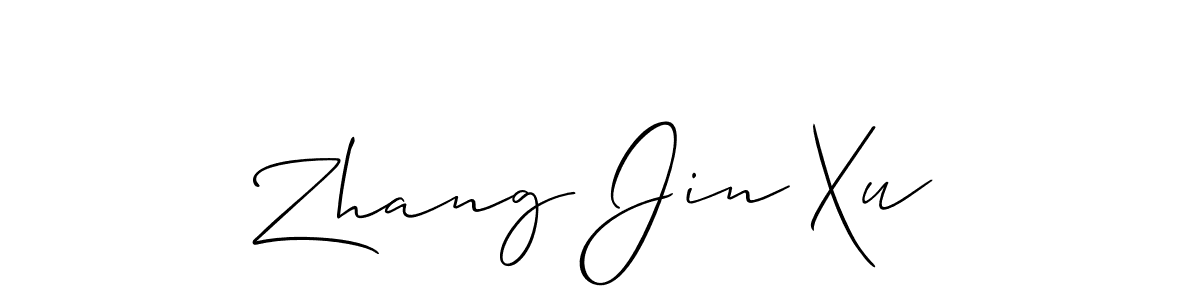 It looks lik you need a new signature style for name Zhang Jin Xu. Design unique handwritten (Allison_Script) signature with our free signature maker in just a few clicks. Zhang Jin Xu signature style 2 images and pictures png