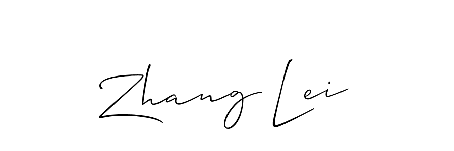 Make a beautiful signature design for name Zhang Lei. Use this online signature maker to create a handwritten signature for free. Zhang Lei signature style 2 images and pictures png