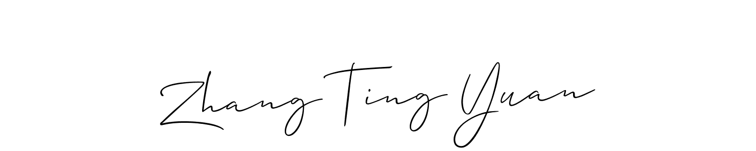 Similarly Allison_Script is the best handwritten signature design. Signature creator online .You can use it as an online autograph creator for name Zhang Ting Yuan. Zhang Ting Yuan signature style 2 images and pictures png