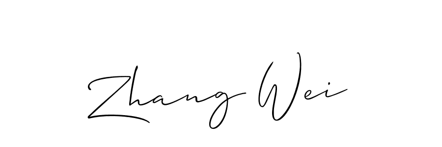 Also You can easily find your signature by using the search form. We will create Zhang Wei name handwritten signature images for you free of cost using Allison_Script sign style. Zhang Wei signature style 2 images and pictures png