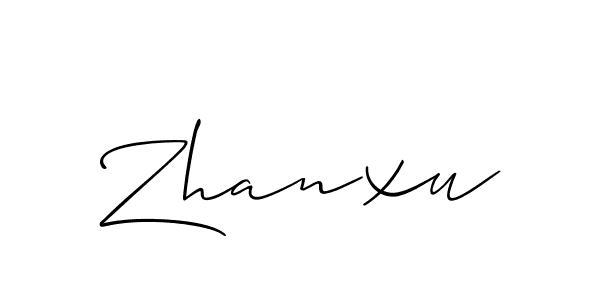 Once you've used our free online signature maker to create your best signature Allison_Script style, it's time to enjoy all of the benefits that Zhanxu name signing documents. Zhanxu signature style 2 images and pictures png