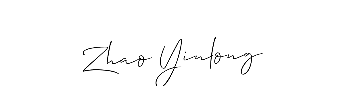 Best and Professional Signature Style for Zhao Yinlong. Allison_Script Best Signature Style Collection. Zhao Yinlong signature style 2 images and pictures png
