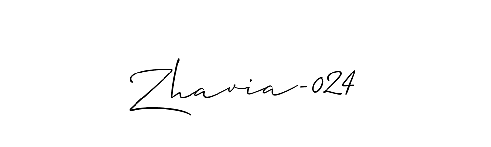 You should practise on your own different ways (Allison_Script) to write your name (Zhavia-024) in signature. don't let someone else do it for you. Zhavia-024 signature style 2 images and pictures png