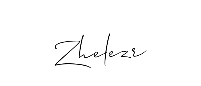 You can use this online signature creator to create a handwritten signature for the name Zhelezr. This is the best online autograph maker. Zhelezr signature style 2 images and pictures png