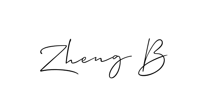 How to Draw Zheng B signature style? Allison_Script is a latest design signature styles for name Zheng B. Zheng B signature style 2 images and pictures png