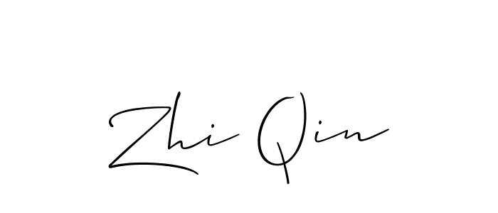Make a beautiful signature design for name Zhi Qin. Use this online signature maker to create a handwritten signature for free. Zhi Qin signature style 2 images and pictures png