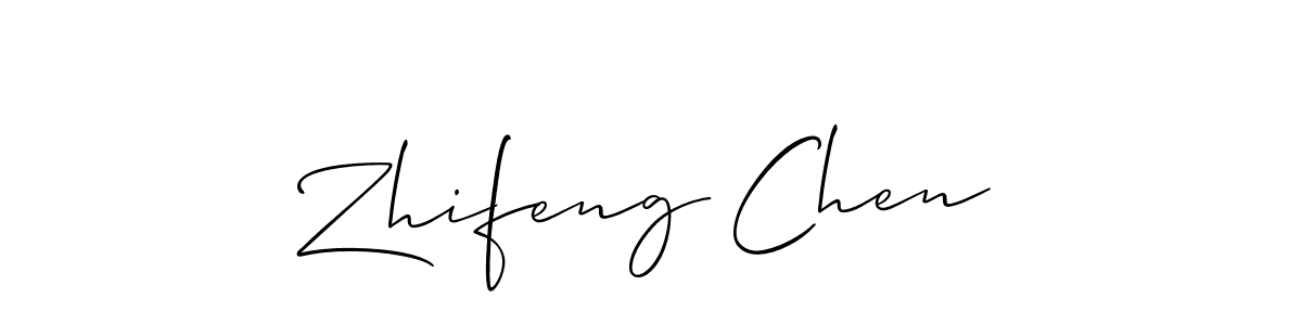 Use a signature maker to create a handwritten signature online. With this signature software, you can design (Allison_Script) your own signature for name Zhifeng Chen. Zhifeng Chen signature style 2 images and pictures png