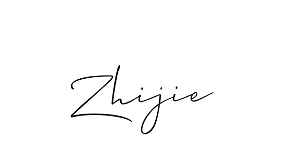 Similarly Allison_Script is the best handwritten signature design. Signature creator online .You can use it as an online autograph creator for name Zhijie. Zhijie signature style 2 images and pictures png