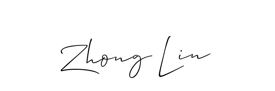 You can use this online signature creator to create a handwritten signature for the name Zhong Lin. This is the best online autograph maker. Zhong Lin signature style 2 images and pictures png