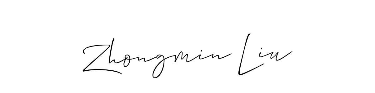 How to Draw Zhongmin Liu signature style? Allison_Script is a latest design signature styles for name Zhongmin Liu. Zhongmin Liu signature style 2 images and pictures png